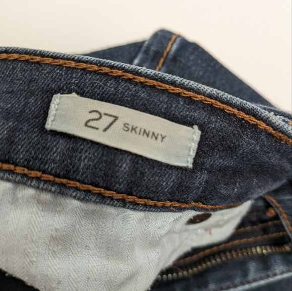 Banana Republic dark wash skinny jeans - Picture 2 of 4